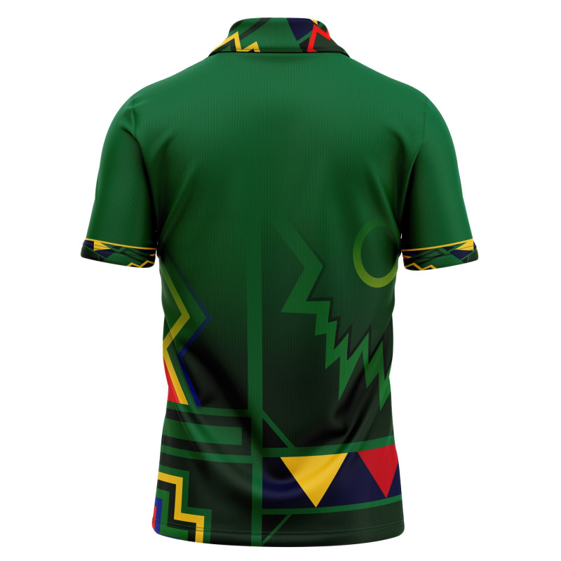 South Africa 2021 T20 World Cup Half Sleeves Cricket Fan Jersey - 100% Dryfit Polyester - With Name Personalization South Africa 2021 T20 World Cup Half Sleeves Cricket Fan Jersey - 100% Dryfit Polyester - With Name Personalization